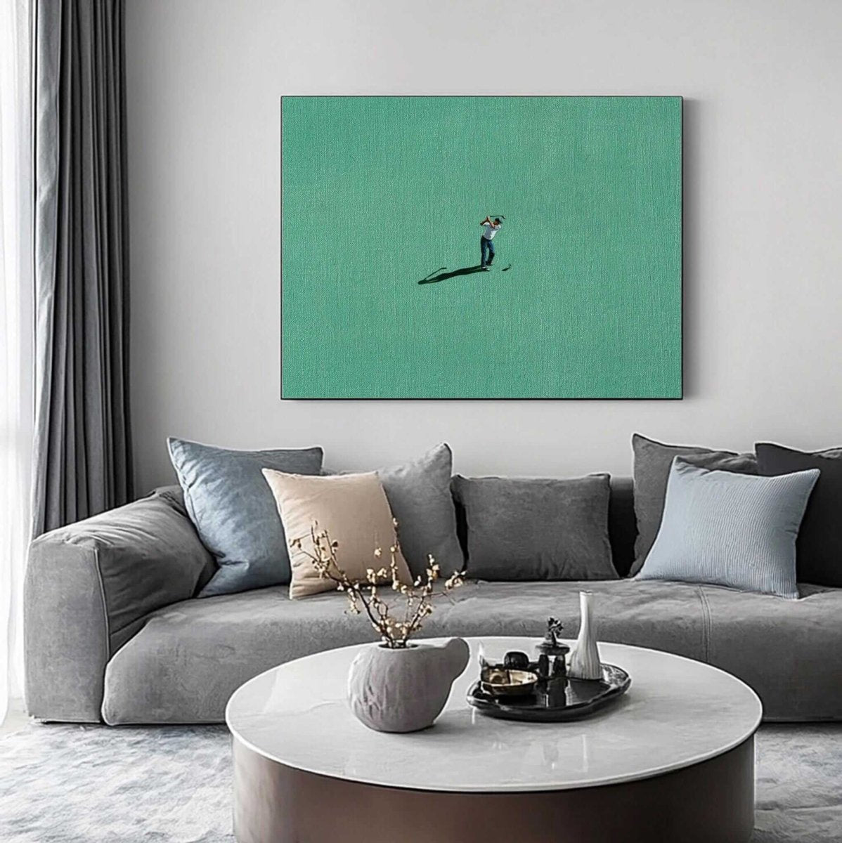 Abstract Painting "Il Colpo nel Silenzio" - nukeart