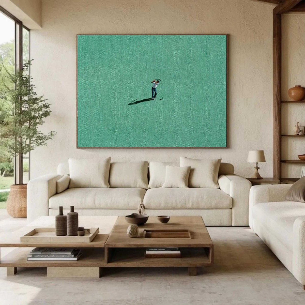 Abstract Painting "Il Colpo nel Silenzio" - nukeart