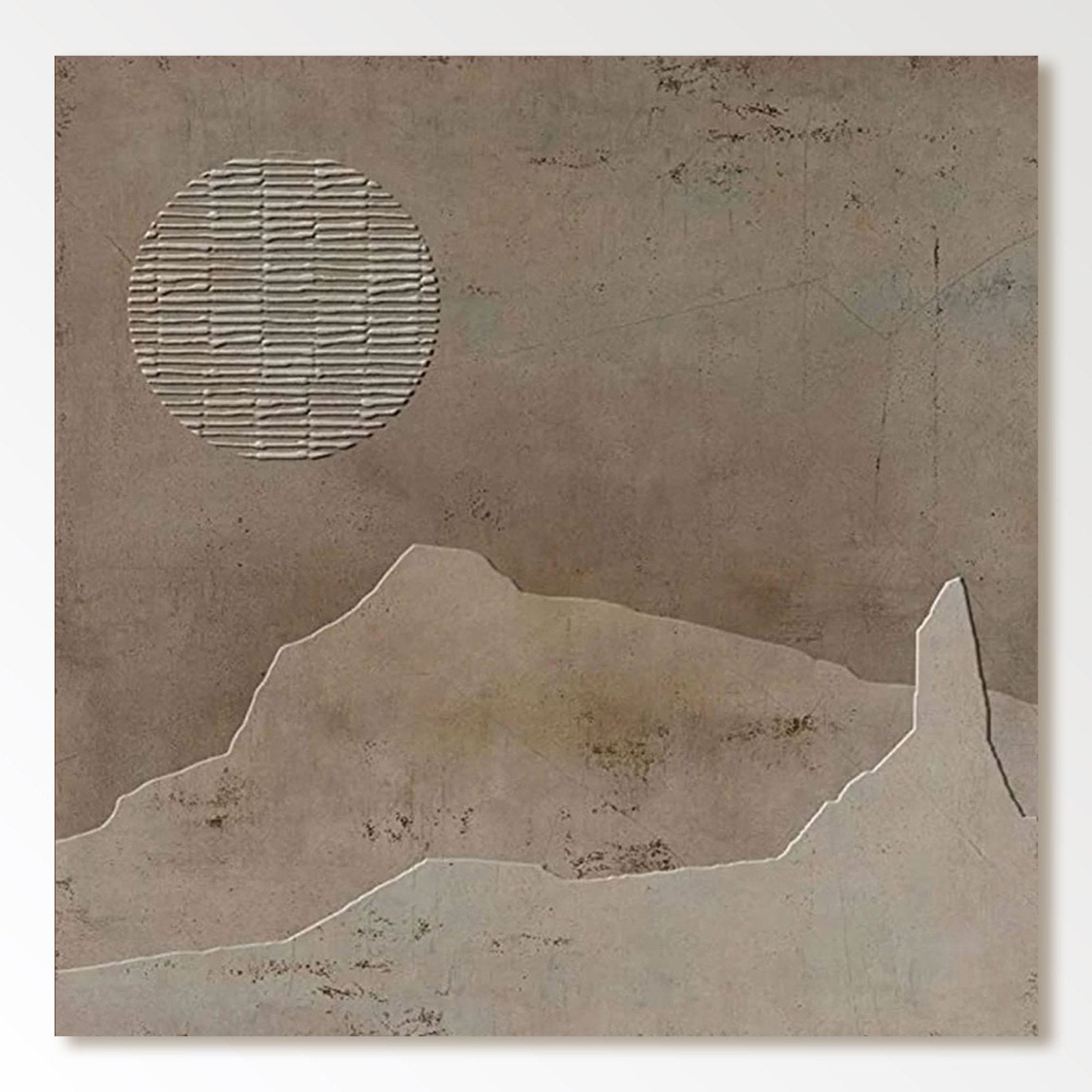 Wabi Sabi Painting "Lunaris" - nukeart