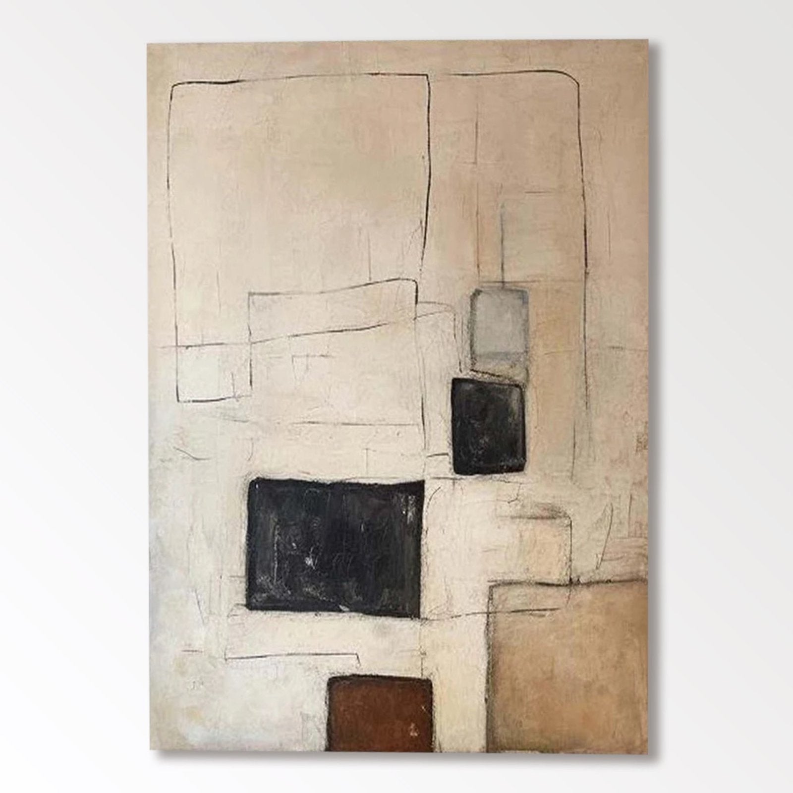 Wabi Sabi Painting "Luz Esquiva" - nukeart